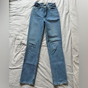 Abercrombie & Fitch Women's 90’s Straight Leg Ultra High Rise Jeans